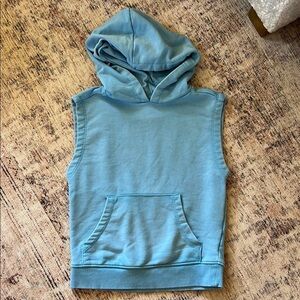 Wonder Nation Blue Sleeveless Hoodie